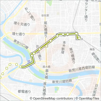 王４０甲 Bus Line Map