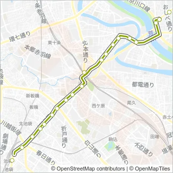 王４０甲 Bus Line Map