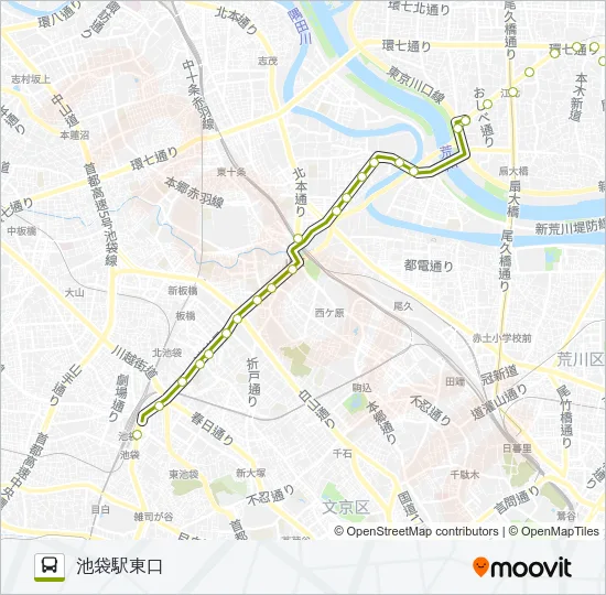 王４０甲 Bus Line Map