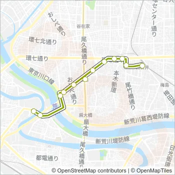 王４０甲 Bus Line Map