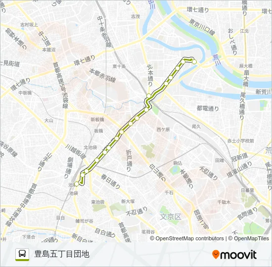 王４０甲 Bus Line Map