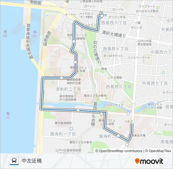 西葛２７ Bus Line Map