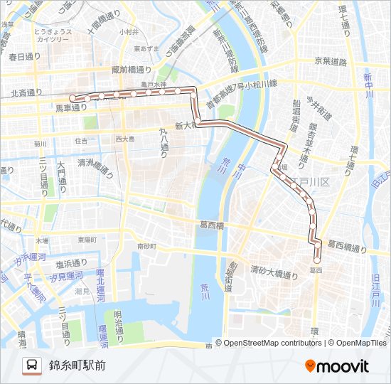 ＦＬ０１ Bus Line Map