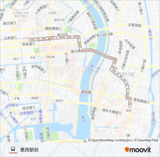 ＦＬ０１ バスの路線図