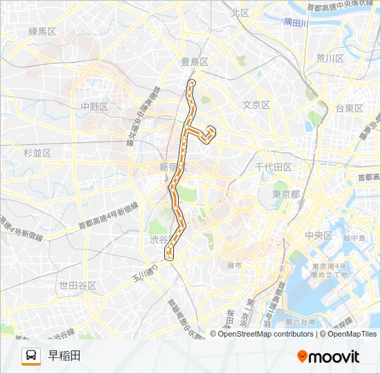 池８６出入 Bus Line Map