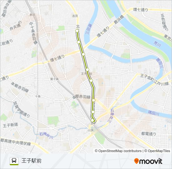 王４０出入 Bus Line Map