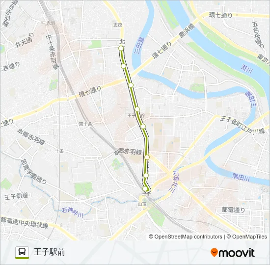 王４０出入 Bus Line Map