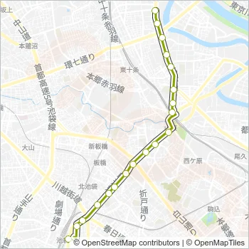 王４０出入 Bus Line Map