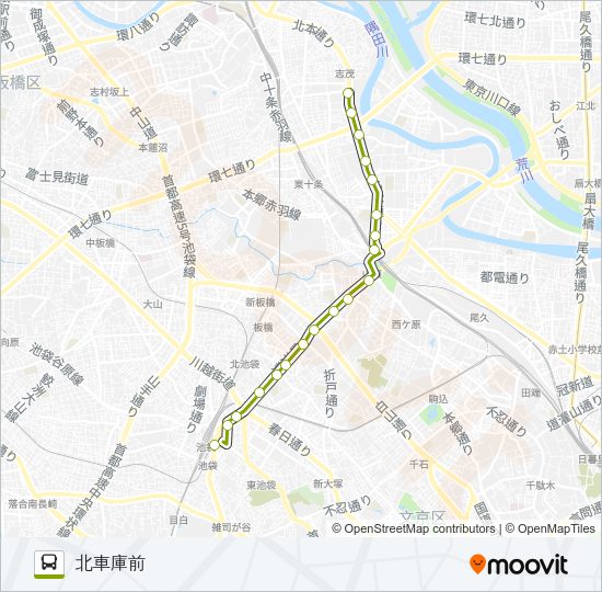 王４０出入 Bus Line Map