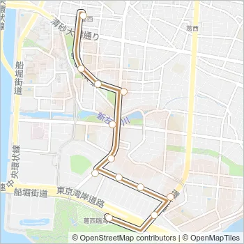 西葛２０乙 Bus Line Map