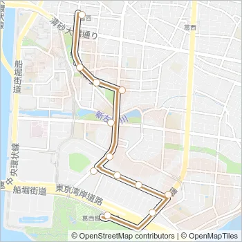 西葛２０乙 Bus Line Map