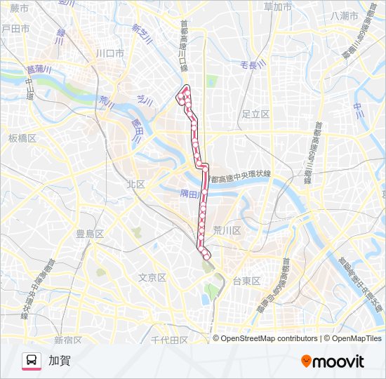 里４８－２ バスの路線図