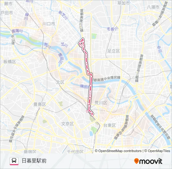 里４８－２ バスの路線図