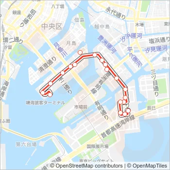 錦１３出入 Bus Line Map