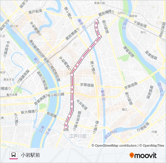 錦２７－２ バスの路線図