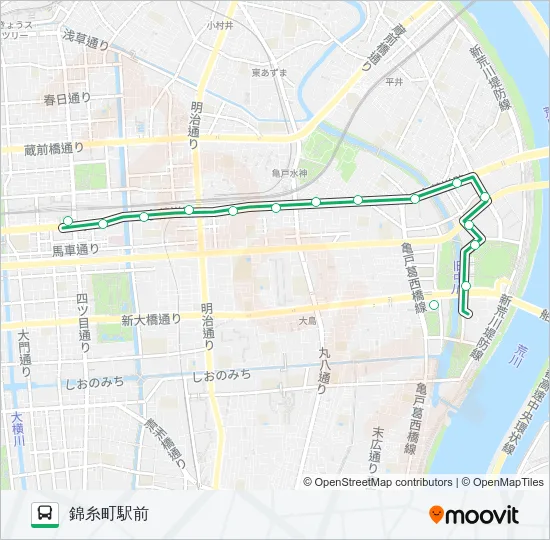 錦２７－３ バスの路線図
