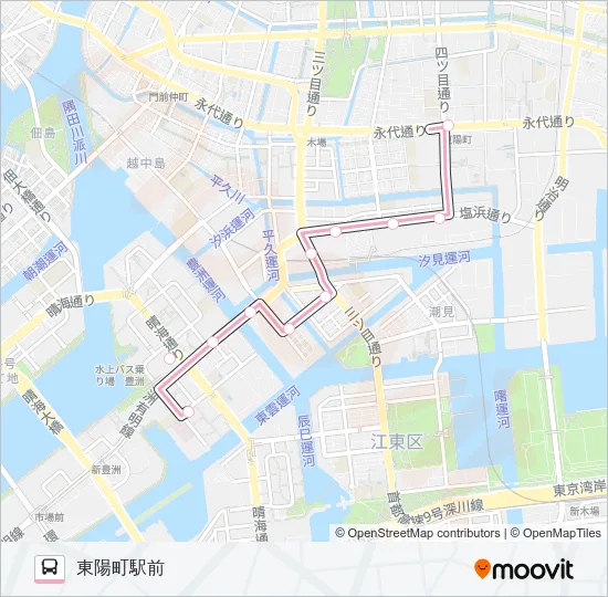 陽１２－１ バスの路線図
