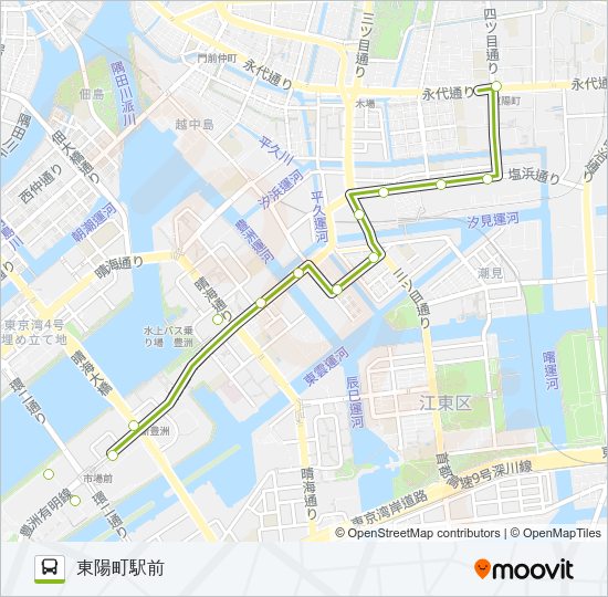 陽１２－２ Bus Line Map