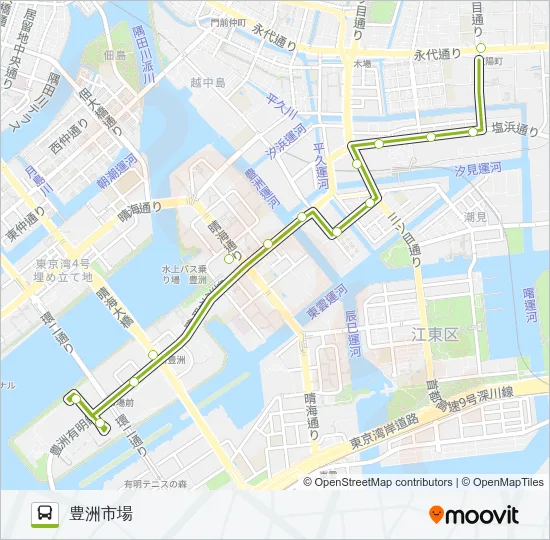 陽１２－２ バスの路線図