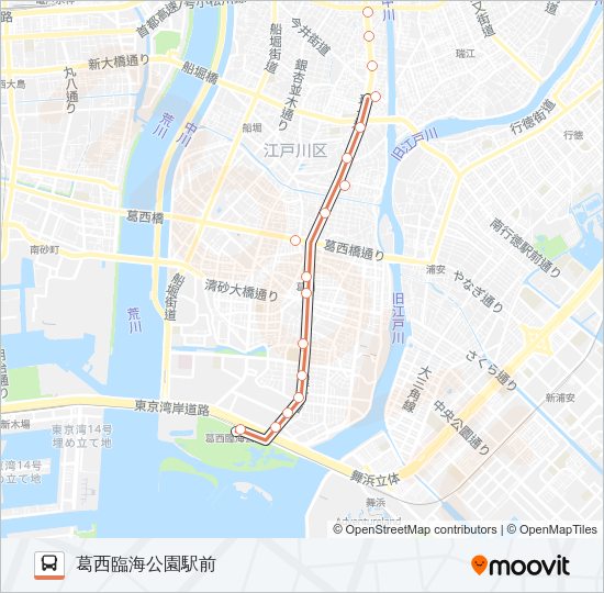臨海２８－１ Bus Line Map