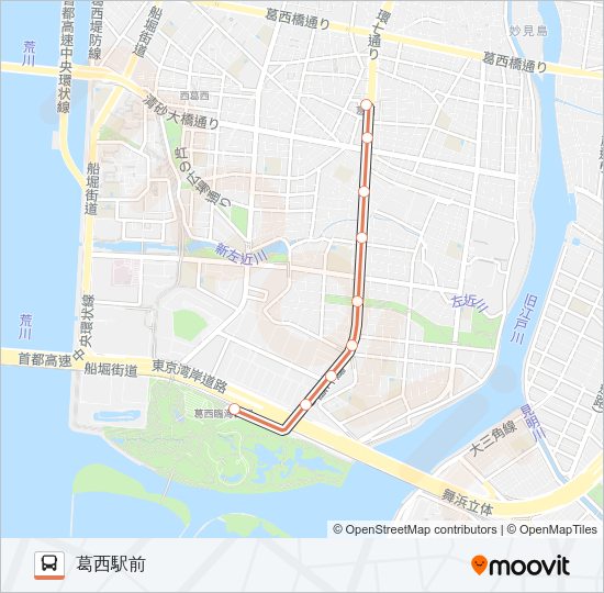 臨海２８－１ Bus Line Map