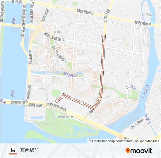 臨海２８－１ Bus Line Map