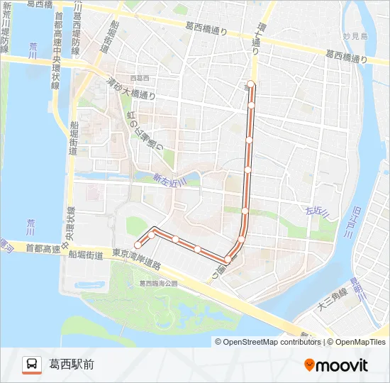 臨海２８－１ Bus Line Map