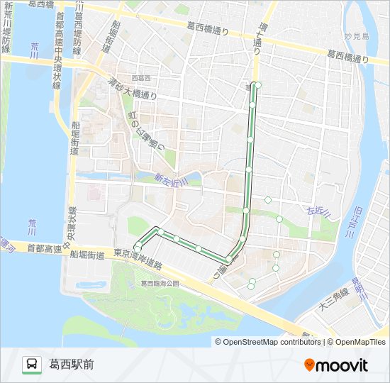 臨海２８－２ バスの路線図