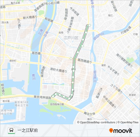臨海２８－２ Bus Line Map