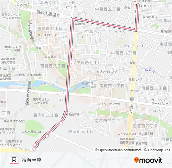 臨海２８－３ Bus Line Map