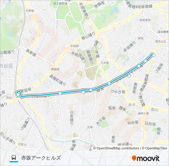 都０１（Ｔ０１） Bus Line Map