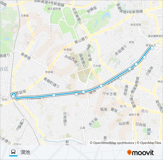 都０１（Ｔ０１） Bus Line Map