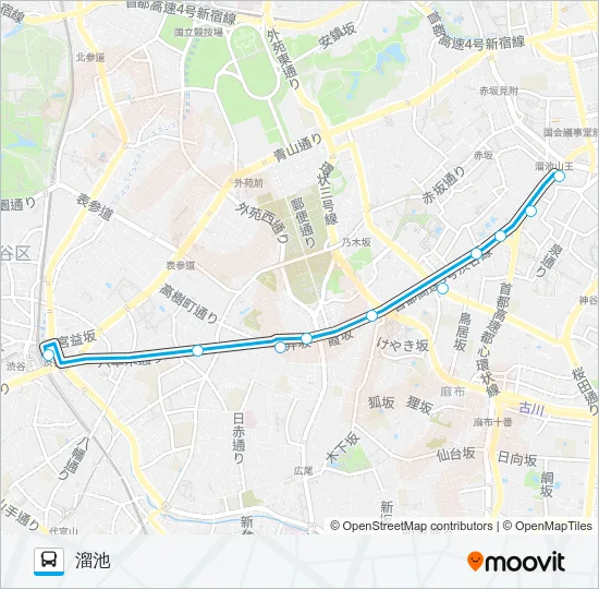 都０１（Ｔ０１） Bus Line Map