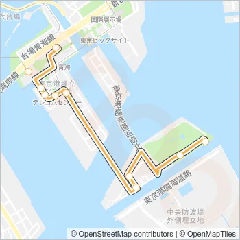 波０１（ＮＭ０１） Bus Line Map