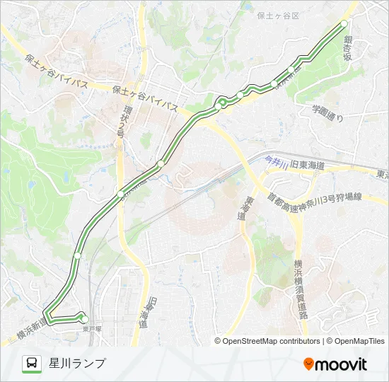 浜18  Line Map