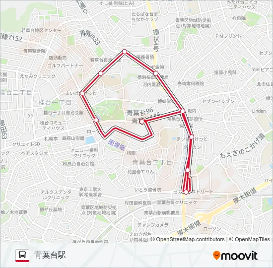 青33  Line Map
