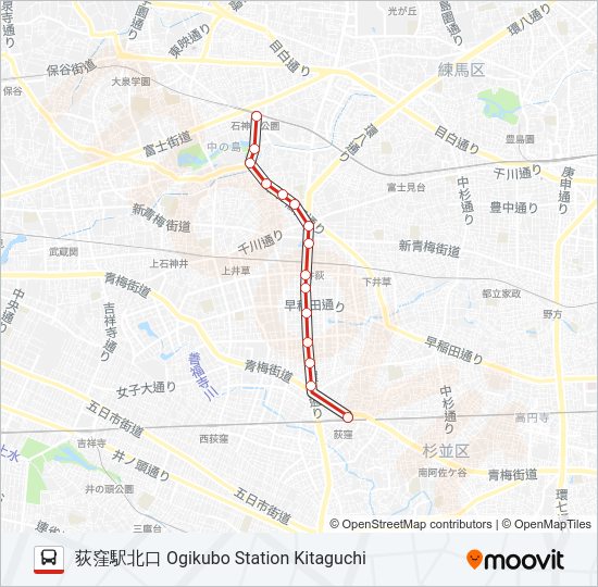 荻11  Line Map