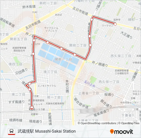 境17-2 の路線図