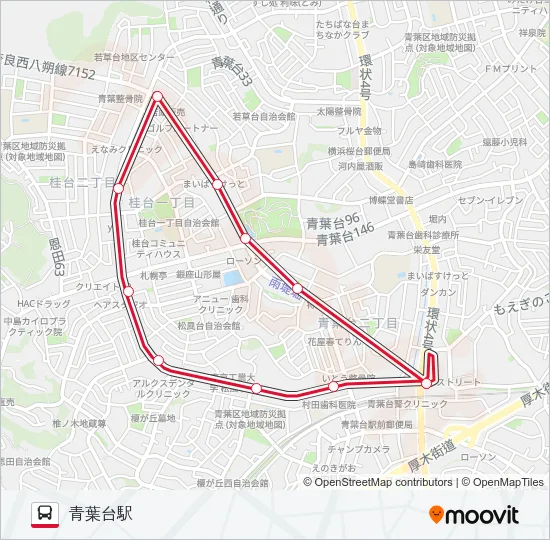 青51  Line Map