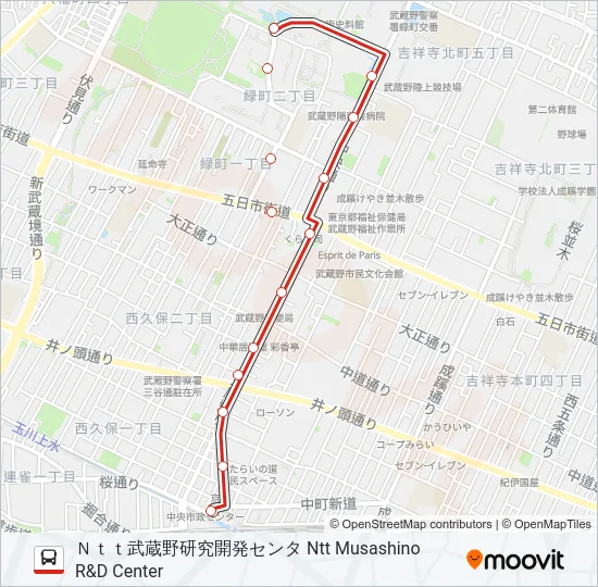 鷹40ーB  Line Map