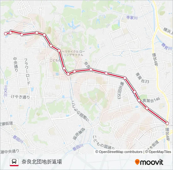 青118  Line Map