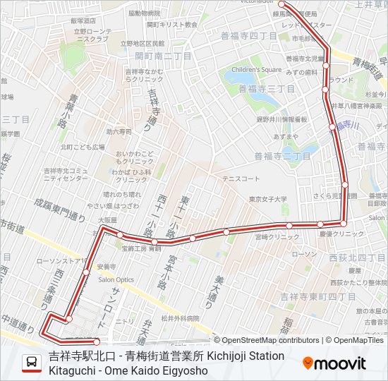 吉80  Line Map
