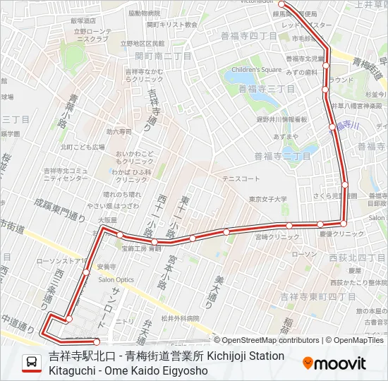 吉80 の路線図