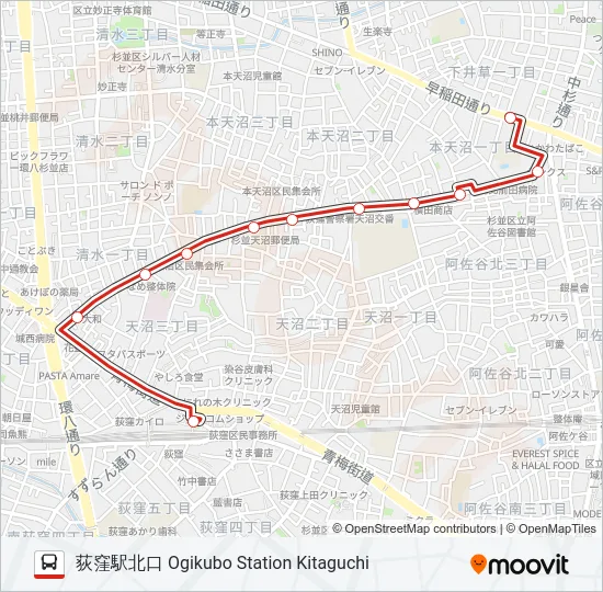 荻04  Line Map
