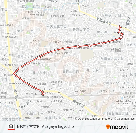 荻04  Line Map