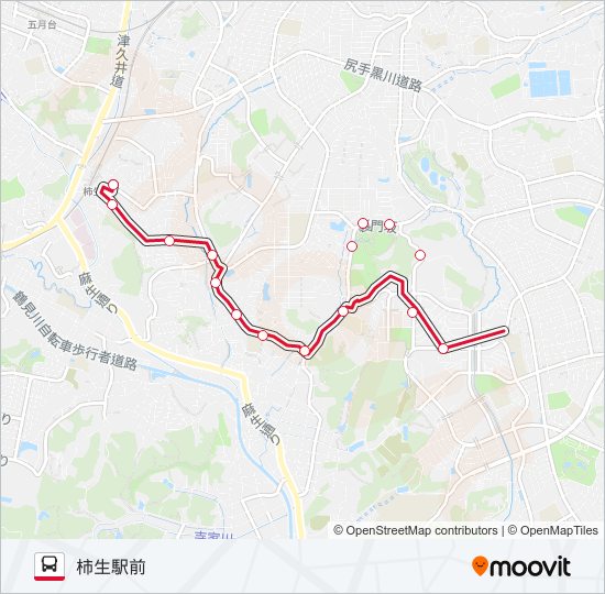 柿02 bus Line Map