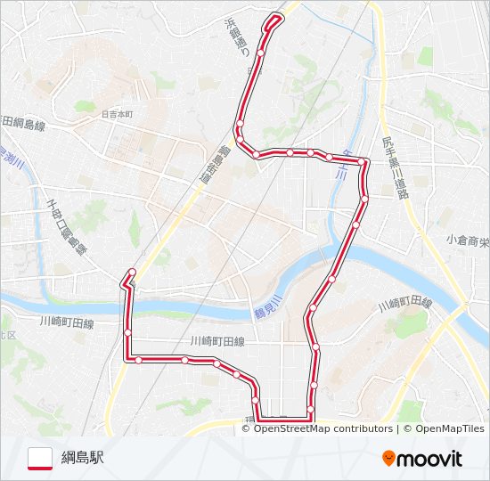 日93 バスの路線図