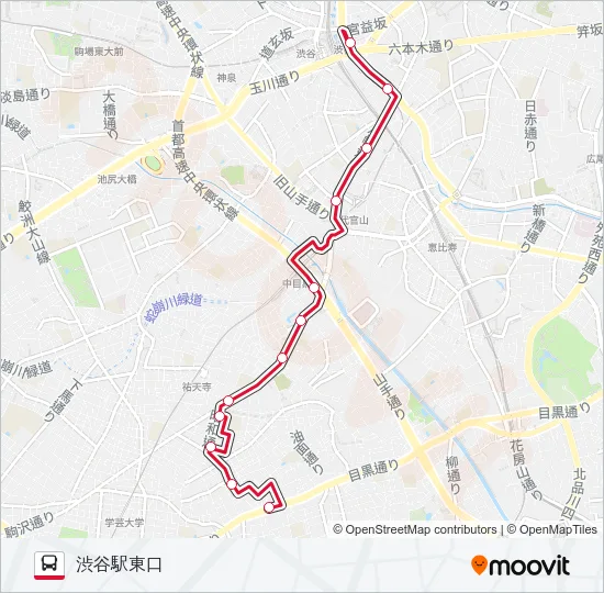 渋71  Line Map