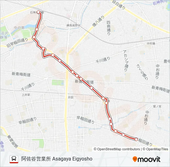 阿50-3 の路線図