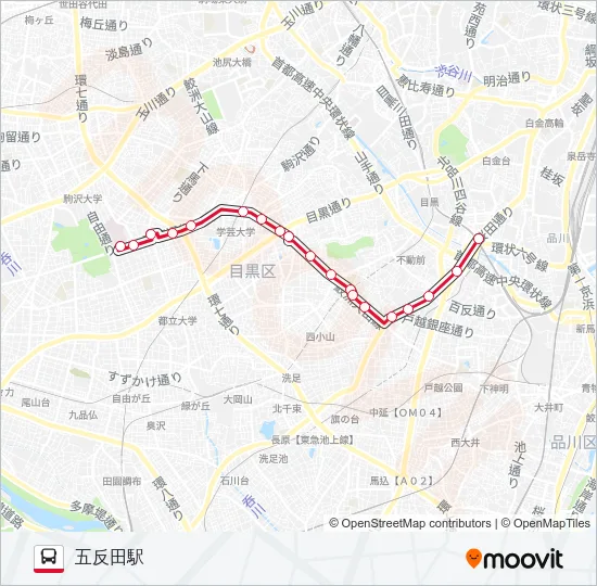 反12 の路線図